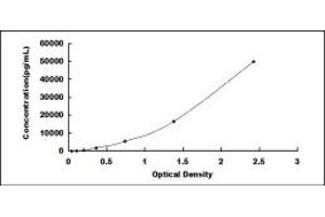 Typical standard curve (APOA4 ELISA 试剂盒)