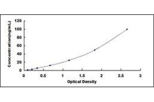 Typical standard curve (LBP ELISA 试剂盒)