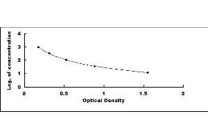 Typical standard curve (beta Endorphin ELISA 试剂盒)