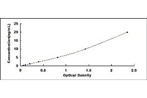 Typical standard curve (GRK5 ELISA 试剂盒)