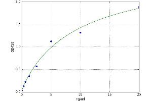 A typical standard curve (TNKS ELISA 试剂盒)