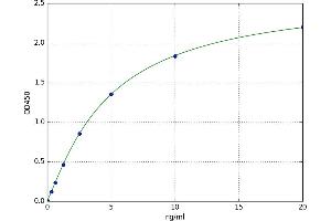 A typical standard curve (CCR5 ELISA 试剂盒)
