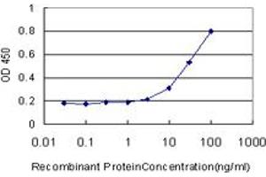 Detection limit for recombinant GST tagged PHC1 is approximately 3ng/ml as a capture antibody. (PHC1 抗体  (AA 751-851))