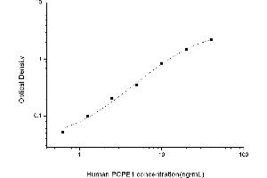 Typical standard curve (PCOLCE ELISA 试剂盒)