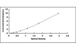 Typical standard curve (CD109 ELISA 试剂盒)