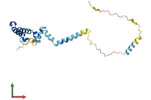 AlphaFold protein structure predicition of Mouse Recombinant Dnajc5b Protein, UniprotID Q9CQ94