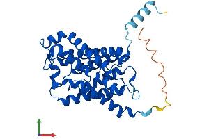 Protein Structure (PS) image for Aquaporin 9 (AQP9) (AA 1-295) protein (His tag) (ABIN7561591)