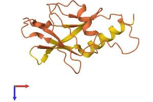 AlphaFold protein structure predicition of Human Recombinant FER1L6-AS1 Protein, UniprotID Q8NA97