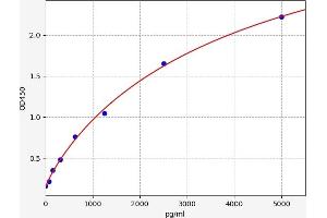Typical standard curve (PLEKHO2 ELISA 试剂盒)