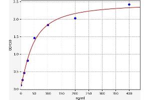 Typical standard curve