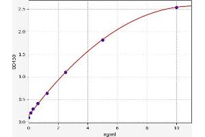 Typical standard curve (PSTK ELISA 试剂盒)