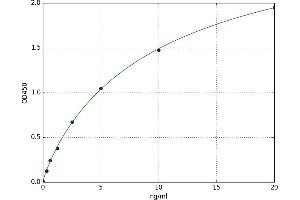 A typical standard curve (PRKACA ELISA 试剂盒)