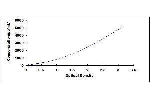 Typical standard curve (IgK ELISA 试剂盒)