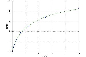 A typical standard curve (AMELX ELISA 试剂盒)