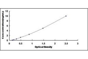 Typical standard curve (RPL13A ELISA 试剂盒)