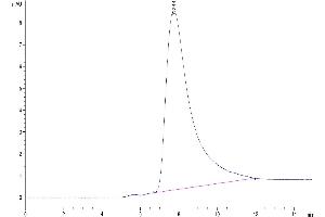 The purity of Human IL-5 is greater than 95 % as determined by SEC-HPLC. (IL-5 Protein (AA 20-134) (His-Avi Tag))