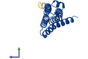 AlphaFold protein structure predicition of Mouse Recombinant Ptges Protein, UniprotID Q9JM51