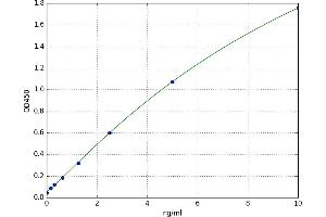 A typical standard curve (LHCGR ELISA 试剂盒)