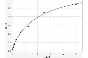 Typical standard curve (ELF1 ELISA 试剂盒)