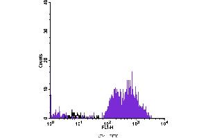 Flow Cytometry (FACS) image for anti-Integrin Alpha2b (CD41) antibody (FITC) (ABIN2144593) (Integrin Alpha2b 抗体  (FITC))