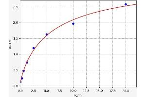 Typical standard curve (Tenascin N ELISA 试剂盒)