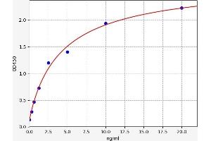 Typical standard curve