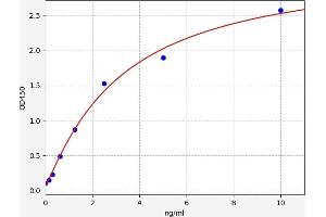 Typical standard curve (CD131 ELISA 试剂盒)