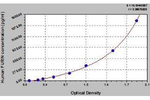 Typical standard curve (FURIN ELISA 试剂盒)