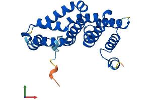 Protein Structure (PS) image for MIF4G Domain Containing (MIF4GD) (AA 1-222) protein (His tag) (ABIN7557163)