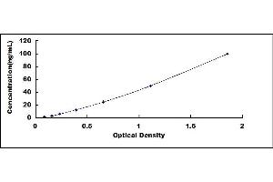 Typical standard curve (APOA4 ELISA 试剂盒)