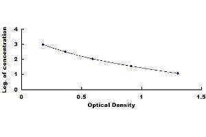 Typical standard curve (CGRP ELISA 试剂盒)