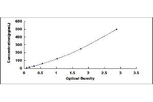 Typical standard curve (IFNB1 ELISA 试剂盒)