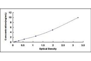 Typical standard curve (CRHR1 ELISA 试剂盒)