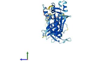 Protein Structure (PS) image for Pleckstrin 2 (PLEK2) (AA 1-353) protein (His tag) (ABIN7556302)