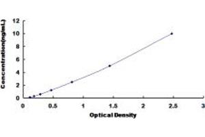 Typical standard curve (SIGLEC8 ELISA 试剂盒)