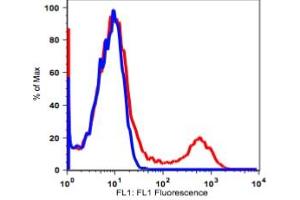 Flow Cytometry (FACS) image for anti-HLA-DR (HLA-DR) antibody (FITC) (ABIN2704367) (HLA-DR 抗体  (FITC))