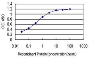 ELISA image for anti-AT Rich Interactive Domain 1B (SWI1-Like) (ARID1B) (AA 1364-1460) antibody (ABIN566118)