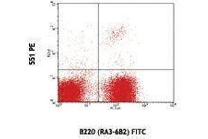 Flow Cytometry (FACS) image for anti-Siglec H antibody (PE) (ABIN2663879) (Siglec H 抗体  (PE))