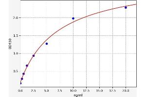 Typical standard curve (CD2 ELISA 试剂盒)