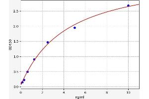 Typical standard curve (HSD17B13 ELISA 试剂盒)