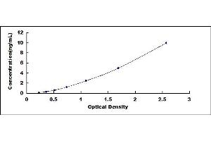 Typical standard curve (ERN1 ELISA 试剂盒)