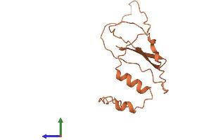 AlphaFold protein structure predicition of Human Recombinant LINC00615 Protein, UniprotID Q96LM1
