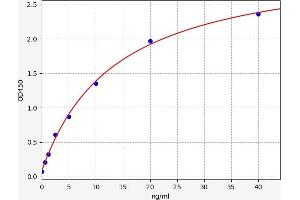 Typical standard curve