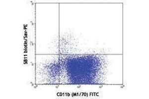 Flow Cytometry (FACS) image for anti-Interleukin 3 Receptor, alpha (IL3RA) antibody (Biotin) (ABIN2660932) (IL3RA 抗体  (Biotin))