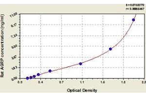 Typical Standard Curve (AGRP ELISA 试剂盒)