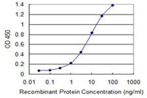 Detection limit for recombinant GST tagged ETV4 is 0. (ETV4 抗体  (AA 1-207))