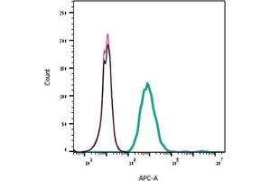 Direct flow cytometry of α-Conotoxin GI in live intact human AC16 cells.