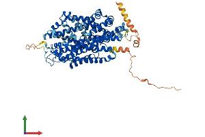 Protein Structure (PS) image for Solute Carrier Family 6 (Neurotransmitter Transporter, L-Proline), Member 7 (SLC6A7) (AA 1-636) protein (His tag) (ABIN7545965)