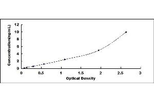 Typical standard curve (PEBP1 ELISA 试剂盒)