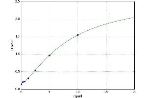 A typical standard curve (Raptor ELISA 试剂盒)
